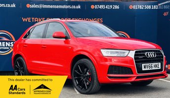 2016 AUDI Q3 2.0 TFSI S line Edition SUV 5dr Petrol S Tronic quattro Euro 6 (s/s) (180 ps) &pound;9495.00