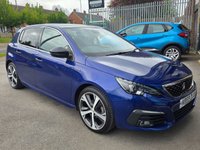 USED 2019 69 PEUGEOT 308 1.5 BlueHDi GT Line Hatchback 5dr Diesel EAT Euro 6 (s/s) (130 ps) RAC WARRANTY PAN ROOF