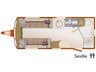 USED 2017 BAILEY UNICORN SEVILLE Caravan 