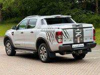 USED 2018 18 FORD RANGER 3.2 TDCi WILDTRACK PICKUP DOUBLE CAB 4DR DIESEL AUTO 4WD EURO 5 (200 PS) NAV NO VAT - VERY LOW MILEAGE - FULL SERVICE HISTORY - JUST BEEN SERVICED -  DESIRABLE 3.2 ENGINE - 2 KEYS - HPI CHECK ALL CLEAR - ULEZ / LEZ / CAZ COMPLIANT - STUNNING METALLIC SILVER PAINTWORK - WILDTRACK BODY STYLING - SAT NAV - CAR PLAY - ANDRIOD AUTO - REVERSE CAMERA - LEATHERS INTERIOR - CRUISE CONTROL - BI XENON HEADLIGHTS - HYDROLIC LIFT - HEATED MIRRORS - FINANCE AVAILABLE - ZERO DEPOSIT OFFERS - ALL VANS/CARS WELCOME IN PART-EXCHANGE, ANY AGE, ANY MILEAGE, ANY CONDITION