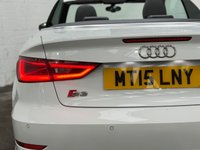 USED 2015 15 AUDI S3 2.0 TFSI Cabriolet 2dr Petrol S Tronic quattro Euro 6 (s/s) (300 ps) 