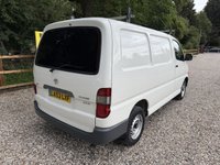 USED 2004 53 TOYOTA HI-ACE 2.5L DIESEL,5 SPEED,SWB,NO VAT RARE CLASSIC HIACE VAN LOW MILAGE