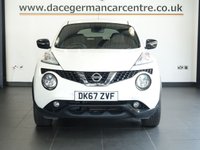 USED 2017 67 NISSAN JUKE 1.2 DIG-T N-Connecta SUV 5dr Petrol Manual Euro 6 (s/s) (115 ps) SATELLITE NAVIGATION + TOUCH SCREEN MEDIA DISPLAY + REAR VIEW CAMERA + BLUETOOTH PHONE AND MEDIA CONNECTIVITY + DAB DIGITAL RADIO + AUTOMATIC HEADLIGHTS + LEATHER MULTI FUNCTIONAL STEERING WHEEL + CRUISE CONTROL + AUTOMATIC WIPERS WITH RAIN SENSOR + LED DAY TIME RUNNING LIGHTS + ECO STOP START SYSTEM + CLIMATE CONTROL + AIR CONDITIONING + ELECTRIC HEATED DOOR MIRRORS + ELECTRIC WINDOWS + HILL HOLD START ASSIST + 17 INCH ALLOY WHEELS..