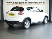 USED 2017 67 NISSAN JUKE 1.2 DIG-T N-Connecta SUV 5dr Petrol Manual Euro 6 (s/s) (115 ps) SATELLITE NAVIGATION + TOUCH SCREEN MEDIA DISPLAY + REAR VIEW CAMERA + BLUETOOTH PHONE AND MEDIA CONNECTIVITY + DAB DIGITAL RADIO + AUTOMATIC HEADLIGHTS + LEATHER MULTI FUNCTIONAL STEERING WHEEL + CRUISE CONTROL + AUTOMATIC WIPERS WITH RAIN SENSOR + LED DAY TIME RUNNING LIGHTS + ECO STOP START SYSTEM + CLIMATE CONTROL + AIR CONDITIONING + ELECTRIC HEATED DOOR MIRRORS + ELECTRIC WINDOWS + HILL HOLD START ASSIST + 17 INCH ALLOY WHEELS..