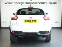 USED 2017 67 NISSAN JUKE 1.2 DIG-T N-Connecta SUV 5dr Petrol Manual Euro 6 (s/s) (115 ps) SATELLITE NAVIGATION + TOUCH SCREEN MEDIA DISPLAY + REAR VIEW CAMERA + BLUETOOTH PHONE AND MEDIA CONNECTIVITY + DAB DIGITAL RADIO + AUTOMATIC HEADLIGHTS + LEATHER MULTI FUNCTIONAL STEERING WHEEL + CRUISE CONTROL + AUTOMATIC WIPERS WITH RAIN SENSOR + LED DAY TIME RUNNING LIGHTS + ECO STOP START SYSTEM + CLIMATE CONTROL + AIR CONDITIONING + ELECTRIC HEATED DOOR MIRRORS + ELECTRIC WINDOWS + HILL HOLD START ASSIST + 17 INCH ALLOY WHEELS..