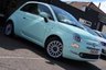 USED 2016 16 FIAT 500 1.2 Lounge Hatchback 3dr Petrol Dualogic Euro 6 (s/s) (69 bhp) FSH,PANO ROOF,REAR SENSORS