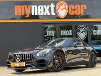 USED 2019 19 MERCEDES-BENZ AMG GT 4.0 V8 BiTurbo GPF S (Premium) Coupe 2dr Petrol SpdS DCT Euro 6 (s/s) (522 ps) It looks fabulous in Magnetite Black with Black leather. It has a huge list of features including 19'' / 20'' AMG Multi-Spoke Alloys, Burmester Sound, AMG Performance Exhaust, COMAND Navigation, DAB, Heated Front Seats, Glass Sun Roof, Reversing Camera with Parktronic, Adaptive Cruise Control Pro (DISTRONIC PRO), Blind Spot Assist, Seat Memory Package, Mirror Package, Keyless Go, Blind Spot Assist, LED Headlights with Intelligent High Beam and AMG Exterior Night Package.  ]19'' / 20'' AMG Mult