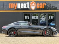 USED 2019 19 MERCEDES-BENZ AMG GT 4.0 V8 BiTurbo GPF S (Premium) Coupe 2dr Petrol SpdS DCT Euro 6 (s/s) (522 ps) It looks fabulous in Magnetite Black with Black leather. It has a huge list of features including 19'' / 20'' AMG Multi-Spoke Alloys, Burmester Sound, AMG Performance Exhaust, COMAND Navigation, DAB, Heated Front Seats, Glass Sun Roof, Reversing Camera with Parktronic, Adaptive Cruise Control Pro (DISTRONIC PRO), Blind Spot Assist, Seat Memory Package, Mirror Package, Keyless Go, Blind Spot Assist, LED Headlights with Intelligent High Beam and AMG Exterior Night Package.  ]19'' / 20'' AMG Mult