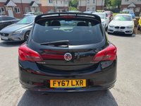 USED 2017 67 VAUXHALL CORSA 1.4i Turbo Black Edition Hatchback 3dr Petrol Manual Euro 6 (s/s) (150 ps) 