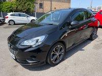 USED 2017 67 VAUXHALL CORSA 1.4i Turbo Black Edition Hatchback 3dr Petrol Manual Euro 6 (s/s) (150 ps) 