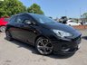 USED 2017 67 VAUXHALL CORSA 1.4i Turbo Black Edition Hatchback 3dr Petrol Manual Euro 6 (s/s) (150 ps) 