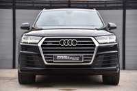 USED 2016 16 AUDI Q7 3.0 TDI V6 S line SUV 5dr Diesel Tiptronic quattro Euro 6 (s/s) (272 ps) 1 Former Keeper | Full Service History | Virtual Cockpit | 2 Keys | BLACK | ULEZ Free | Satellite Navigation | Quattro 4 WD | 7 Seater | Part Leather Upholstery | Heated Seats | MOT Valid (20/07/2026)
