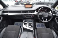 USED 2016 16 AUDI Q7 3.0 TDI V6 S line SUV 5dr Diesel Tiptronic quattro Euro 6 (s/s) (272 ps) 1 Former Keeper | Full Service History | Virtual Cockpit | 2 Keys | BLACK | ULEZ Free | Satellite Navigation | Quattro 4 WD | 7 Seater | Part Leather Upholstery | Heated Seats | MOT Valid (20/07/2026)