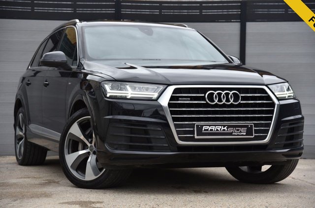 View our Audi Q7 3.0 TDI V6 S line SUV 5dr Diesel Tiptronic quattro Euro 6 (s/s) (272 ps)