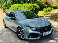 USED 2018 68 HONDA CIVIC 1.0 VTEC Turbo SE Hatchback 5dr Petrol CVT Euro 6 (s/s) (126 ps) LOW MILES+ALLOYS+SENSORS+ULEZ