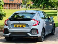 USED 2018 68 HONDA CIVIC 1.0 VTEC Turbo SE Hatchback 5dr Petrol CVT Euro 6 (s/s) (126 ps) LOW MILES+ALLOYS+SENSORS+ULEZ
