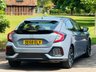 USED 2018 68 HONDA CIVIC 1.0 VTEC Turbo SE Hatchback 5dr Petrol CVT Euro 6 (s/s) (126 ps) LOW MILES+ALLOYS+SENSORS+ULEZ