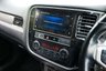 USED 2018 68 MITSUBISHI OUTLANDER 2.4h TwinMotor 13.8kWh 4h SUV 5dr Petrol Plug-in Hybrid CVT 4WD Euro 6 (s/s) (209 ps) STERLING SILVER METALLIC PAINTWORK + 360 CAMERA + HEATED STEERING WHEEL