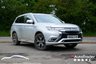 USED 2018 68 MITSUBISHI OUTLANDER 2.4h TwinMotor 13.8kWh 4h SUV 5dr Petrol Plug-in Hybrid CVT 4WD Euro 6 (s/s) (209 ps) STERLING SILVER METALLIC PAINTWORK + 360 CAMERA + HEATED STEERING WHEEL