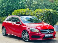 USED 2014 64 MERCEDES-BENZ A-CLASS 2.1 A220 CDI AMG Sport Hatchback 5dr Diesel 7G-DCT Euro 6 (s/s) (170 ps) LEATHER+SAT NAV+PANROOF+ULEZ
