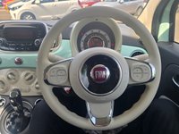 USED 2016 16 FIAT 500 1.2 Pop Hatchback 3dr Petrol Dualogic Euro 6 (s/s) (69 bhp) AIR CONDITIONING+ USB+ BLUETOOTH+ TEMPORARY SPARE WHEEL+