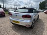 USED 2012 VOLKSWAGEN GOLF 1.4 TSI GT Cabriolet 2dr Petrol Manual Euro 5 (160 ps) 2012 VW Golf 1.4 TSI GT Cabriolet in silver with just 62,810 miles. This is a fantastic open-top with serious GT spec throughout. 158bhp turbocharged engine, 18in Charleston alloys, sports suspension, dual-zone climate control, DAB radio, Bluetooth, parking sensors front and rear, and a fully automatic electric hood. Supplied with a fresh full service, 12 months MOT and our comprehensive 6 month parts and labour warranty. Ready to drive away with confidence. Call us on 01506 853952.