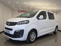 USED 2020 20 VAUXHALL VIVARO 2.0 Turbo D 3100 Sportive Crew Van Double Cab 5dr Diesel Manual L2 H1 Euro 6 (s/s) (120 ps) 