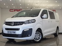USED 2020 20 VAUXHALL VIVARO 2.0 Turbo D 3100 Sportive Crew Van Double Cab 5dr Diesel Manual L2 H1 Euro 6 (s/s) (120 ps) 