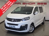 USED 2020 20 VAUXHALL VIVARO 2.0 Turbo D 3100 Sportive Crew Van Double Cab 5dr Diesel Manual L2 H1 Euro 6 (s/s) (120 ps) 