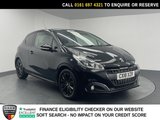 USED 2018 18 PEUGEOT 208 1.2 PureTech Black Edition Hatchback 3dr Petrol Manual Euro 6 (82 ps) FULL HISTORY + CARPLAY