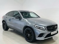 USED 2018 68 MERCEDES-BENZ GLC 2.1 GLC250d AMG Line (Premium Plus) Coupe 5dr Diesel G-Tronic+ 4MATIC Euro 6 (s/s) (204 ps) Selenite Grey | Black Leather Interior | Glass Sunroof | Burmester Audio | Ambient Lighting | 20 Inch Wheels | ULEZ OK