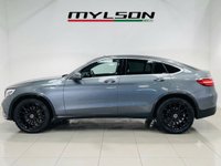 USED 2018 68 MERCEDES-BENZ GLC 2.1 GLC250d AMG Line (Premium Plus) Coupe 5dr Diesel G-Tronic+ 4MATIC Euro 6 (s/s) (204 ps) Selenite Grey | Black Leather Interior | Glass Sunroof | Burmester Audio | Ambient Lighting | 20 Inch Wheels | ULEZ OK