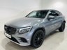 USED 2018 68 MERCEDES-BENZ GLC 2.1 GLC250d AMG Line (Premium Plus) Coupe 5dr Diesel G-Tronic+ 4MATIC Euro 6 (s/s) (204 ps) Selenite Grey | Black Leather Interior | Glass Sunroof | Burmester Audio | Ambient Lighting | 20 Inch Wheels | ULEZ OK