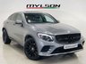 USED 2018 68 MERCEDES-BENZ GLC 2.1 GLC250d AMG Line (Premium Plus) Coupe 5dr Diesel G-Tronic+ 4MATIC Euro 6 (s/s) (204 ps) Selenite Grey | Black Leather Interior | Glass Sunroof | Burmester Audio | Ambient Lighting | 20 Inch Wheels | ULEZ OK
