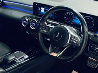 USED 2019 68 MERCEDES-BENZ A-CLASS 1.3 A200 AMG Line (Premium) Hatchback 5dr Petrol 7G-DCT Euro 6 (s/s) (163 ps) Mountain Grey | Black Alcantara Interior | Ambient Lighting | Apple CarPlay | Night Pack | Black Wing & Bodykit | Heated Seats | ULEZ OK