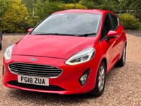 USED 2018 18 FORD FIESTA 1.0T EcoBoost Zetec Euro 6 (s/s) 5dr 1 Owner/2Keys/JustServiced/VGC