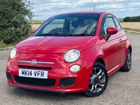 USED 2014 14 FIAT 500 1.2 S Euro 6 (s/s) 3dr Â£35 Tax/ Full History/2 Keys