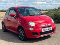 USED 2014 14 FIAT 500 1.2 S Euro 6 (s/s) 3dr Â£35 Tax/ Full History/2 Keys
