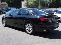 USED 2023 23 AUDI A4 2.0 TFSI 35 Technik 4d S Tronic 150 S/S 1 OWNER, FULL SERVICE HISTORY, VIRTUAL COCKPIT (DIGITAL DASHBOARD), REAR VIEW CAMERA, SAT NAV, HEATED FRONT SEATS, FRONT & REAR PARKING SENSORS WITH DISPLAY, AUDI SMART PHONE FOR APPLE CARPLAY / ANDROID AUTO, CRUISE CONTROL & SPEED LIMITER, ELECTRIC FOLDING HEATED DOOR MIRRORS, KEYLESS START, S TRONIC AUTOMATIC, ELECTRIC LUMBAR SUPPORT, LEATHER TIPTRONIC MULTIFUNCTION STEERING WHEEL, RAIN & LIGHT SENSORS, DAB RADIO, BLUETOOTH, AUTO HILL HOLD, 3 ZONE CLIMATE CONTROL