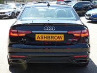USED 2023 23 AUDI A4 2.0 TFSI 35 Technik 4d S Tronic 150 S/S 1 OWNER, FULL SERVICE HISTORY, VIRTUAL COCKPIT (DIGITAL DASHBOARD), REAR VIEW CAMERA, SAT NAV, HEATED FRONT SEATS, FRONT & REAR PARKING SENSORS WITH DISPLAY, AUDI SMART PHONE FOR APPLE CARPLAY / ANDROID AUTO, CRUISE CONTROL & SPEED LIMITER, ELECTRIC FOLDING HEATED DOOR MIRRORS, KEYLESS START, S TRONIC AUTOMATIC, ELECTRIC LUMBAR SUPPORT, LEATHER TIPTRONIC MULTIFUNCTION STEERING WHEEL, RAIN & LIGHT SENSORS, DAB RADIO, BLUETOOTH, AUTO HILL HOLD, 3 ZONE CLIMATE CONTROL