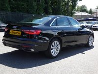 USED 2023 23 AUDI A4 2.0 TFSI 35 Technik 4d S Tronic 150 S/S 1 OWNER, FULL SERVICE HISTORY, VIRTUAL COCKPIT (DIGITAL DASHBOARD), REAR VIEW CAMERA, SAT NAV, HEATED FRONT SEATS, FRONT & REAR PARKING SENSORS WITH DISPLAY, AUDI SMART PHONE FOR APPLE CARPLAY / ANDROID AUTO, CRUISE CONTROL & SPEED LIMITER, ELECTRIC FOLDING HEATED DOOR MIRRORS, KEYLESS START, S TRONIC AUTOMATIC, ELECTRIC LUMBAR SUPPORT, LEATHER TIPTRONIC MULTIFUNCTION STEERING WHEEL, RAIN & LIGHT SENSORS, DAB RADIO, BLUETOOTH, AUTO HILL HOLD, 3 ZONE CLIMATE CONTROL
