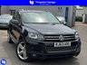 USED 2014 63 VOLKSWAGEN TOUAREG 3.0 TDI V6 BlueMotion Tech R-Line Tiptronic 4WD Euro 5 (s/s) 5dr Pan Roof, Black Leather