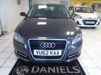 USED 2012 62 AUDI A3 2.0 TDI Sport Sportback 5dr Diesel S Tronic Euro 5 (s/s) (140 ps) 