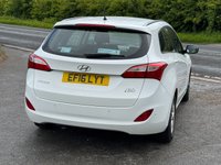 USED 2016 16 HYUNDAI I30 1.6 CRDi Blue Drive SE Tourer 5dr Diesel Manual Euro 6 (s/s) (110 ps) EXCELLENT 70+MPG  LOW &pound;20 ROAD TAX