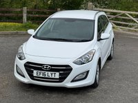 USED 2016 16 HYUNDAI I30 1.6 CRDi Blue Drive SE Tourer 5dr Diesel Manual Euro 6 (s/s) (110 ps) EXCELLENT 70+MPG  LOW &pound;20 ROAD TAX