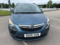 USED 2015 15 VAUXHALL ZAFIRA TOURER 1.8 16V Exclusiv MPV 5dr Petrol Manual Euro 5 (140 ps) MOT MARCH 2027, 2 FORMER KEEPERS