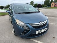 USED 2015 15 VAUXHALL ZAFIRA TOURER 1.8 16V Exclusiv MPV 5dr Petrol Manual Euro 5 (140 ps) MOT MARCH 2027, 2 FORMER KEEPERS
