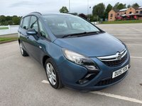 USED 2015 15 VAUXHALL ZAFIRA TOURER 1.8 16V Exclusiv MPV 5dr Petrol Manual Euro 5 (140 ps) MOT MARCH 2027, 2 FORMER KEEPERS