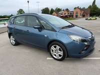 USED 2015 15 VAUXHALL ZAFIRA TOURER 1.8 16V Exclusiv MPV 5dr Petrol Manual Euro 5 (140 ps) MOT MARCH 2027, 2 FORMER KEEPERS