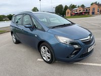 USED 2015 15 VAUXHALL ZAFIRA TOURER 1.8 16V Exclusiv MPV 5dr Petrol Manual Euro 5 (140 ps) MOT MARCH 2027, 2 FORMER KEEPERS
